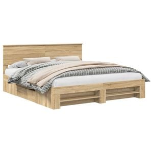vidaXL &Sigma;&kappa;&epsilon;&lambda;&epsilon;&tau;ό&sigmaf; &Kappa;&rho;&epsilon;&beta;&alpha;&tau;&iota;&omicron;ύ &Delta;&rho;ύ&sigmaf; Sonoma 200 x 200 cm &Epsilon;&pi;&epsilon;&xi;&epsilon;&rho;&gamma;&alpha;&sigma;&mu;έ&nu;&omicron; &Xi;ύ&lambda;&omicron;