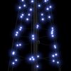 vidaXL LED Χριστουγεννιάτικο Δέντρο με 390 LED Μπλε 250 cm Σίδερο