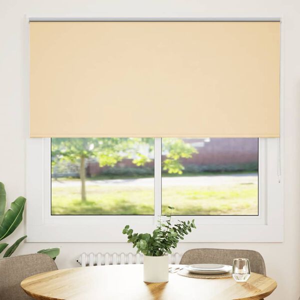 vidaXL Roller Blind Blackout &Mu;&pi;&epsilon;&zeta; 155x130 cm &Pi;&lambda;ά&tau;&omicron;&sigmaf; &upsilon;&phi;ά&sigma;&mu;&alpha;&tau;&omicron;&sigmaf; 151,6cm
