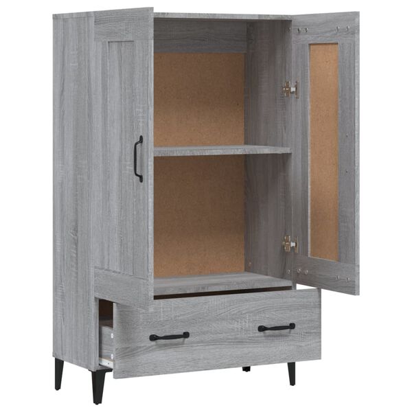 vidaXL Ντουλάπα Γκρι Sonoma 70 x 31 x 115 εκ. από Επεξεργασμένο Ξύλο