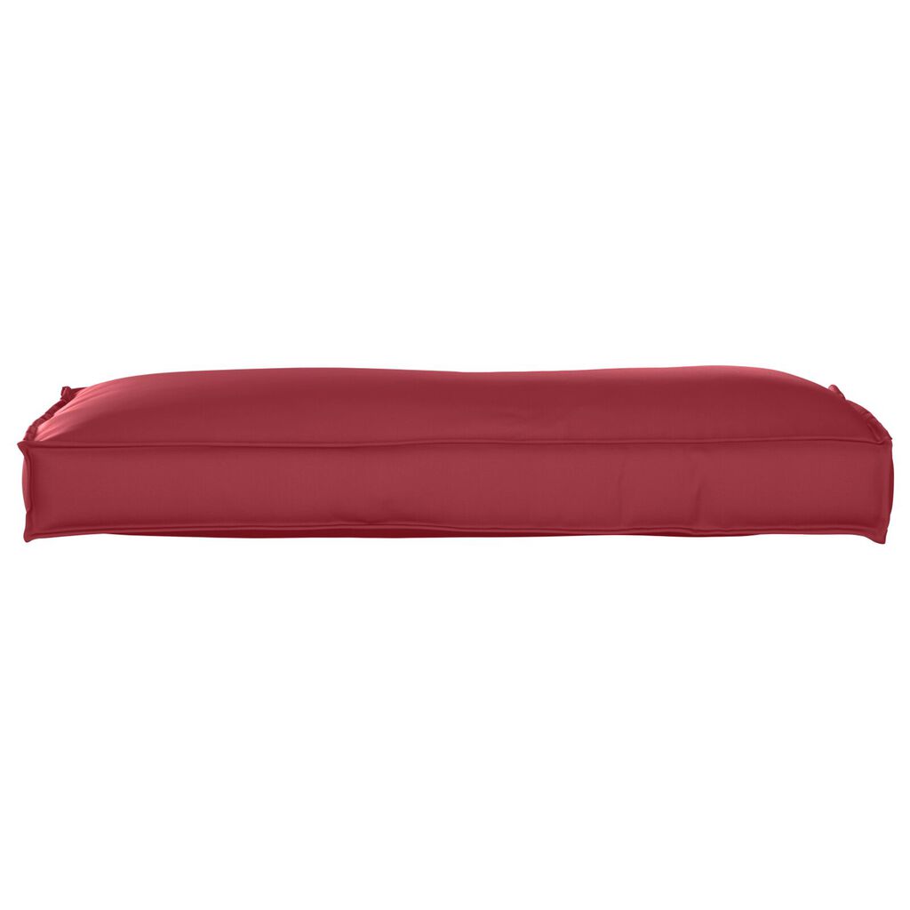 vidaXL Μαξιλάρι Παλέτας για Στήριξη Μπορντό 120x40x12 εκ. Ύφασμα Oxford