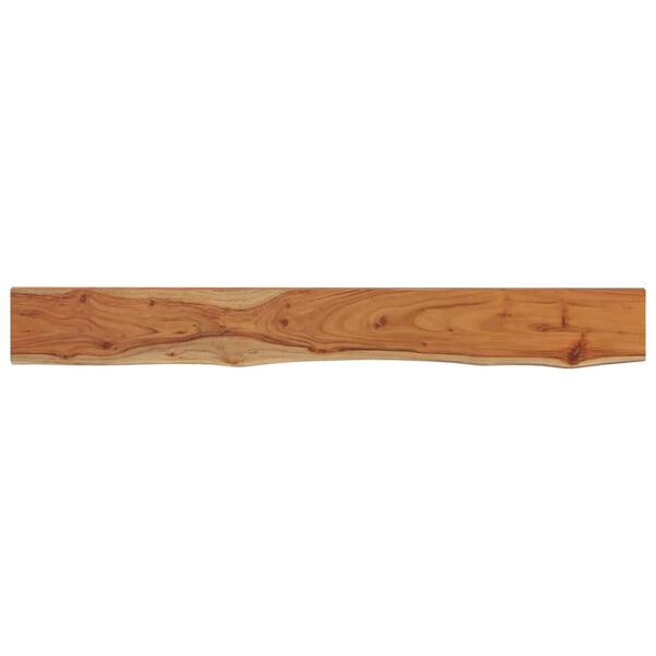 vidaXL Ράφι Επιτοίχιο Ορθ. Live Edge 180x20x2,5 εκ. Μασίφ Ξύλο Ακακίας