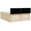 vidaXL &Kappa;&rho;&epsilon;&beta;ά&tau;&iota; Boxspring &mu;&epsilon; &Sigma;&tau;&rho;ώ&mu;&alpha; &Kappa;&rho;&epsilon;&mu; 180x200 &epsilon;&kappa;. &Upsilon;&phi;&alpha;&sigma;&mu;ά&tau;&iota;&nu;&omicron;