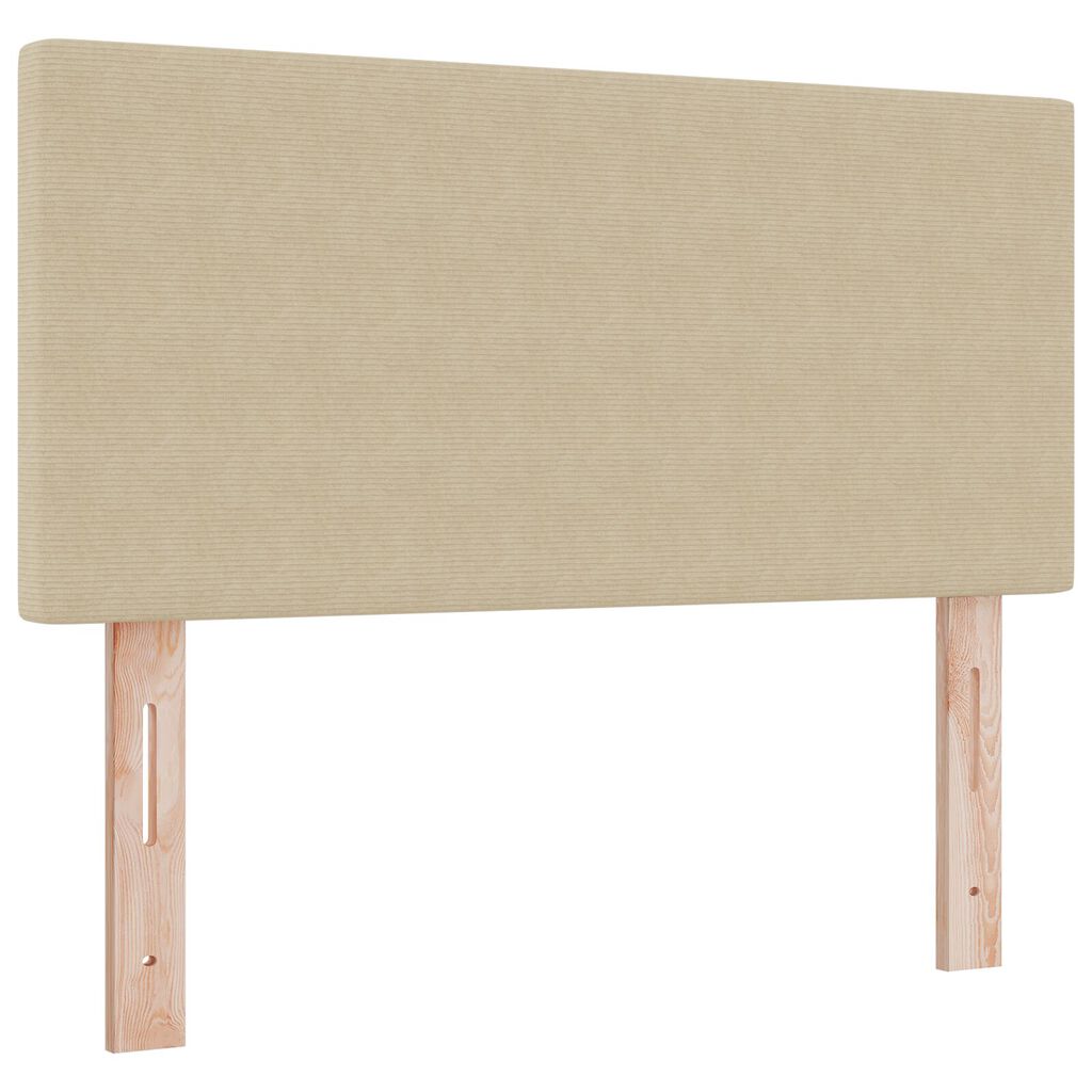 vidaXL Κρεβάτι Box Spring με Στρώμα Ανοιχτό Πράσινο Γκρι 90x200 εκ. Βελούδινο Ύφασμα