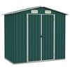 vidaXL Αποθήκη Κήπου Πράσινη 205 x 129 x 183 εκ. Γαλβανισμένο Ατσάλι