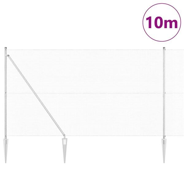 vidaXL &Sigma;&tau;ύ&lambda;&omicron;&sigmaf; &Pi;&epsilon;&rho;&iota;&phi;&rho;ά&xi;&epsilon;&omega;&nu; &Alpha;&sigma;&eta;&mu;ί 10 x 1,5 &mu; (12 x 12 mm &pi;&lambda;έ&gamma;&mu;&alpha;) &Alpha;&tau;&sigma;ά&lambda;&iota;