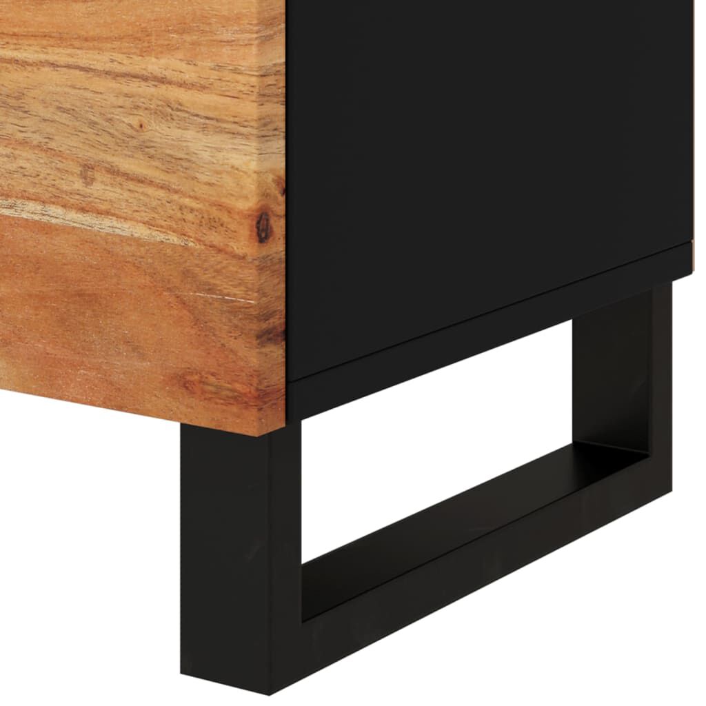 vidaXL Κομοδίνο 50 x 33 x 62 εκ. Μασίφ Ξύλο Ακακίας & Επεξ. Ξύλο