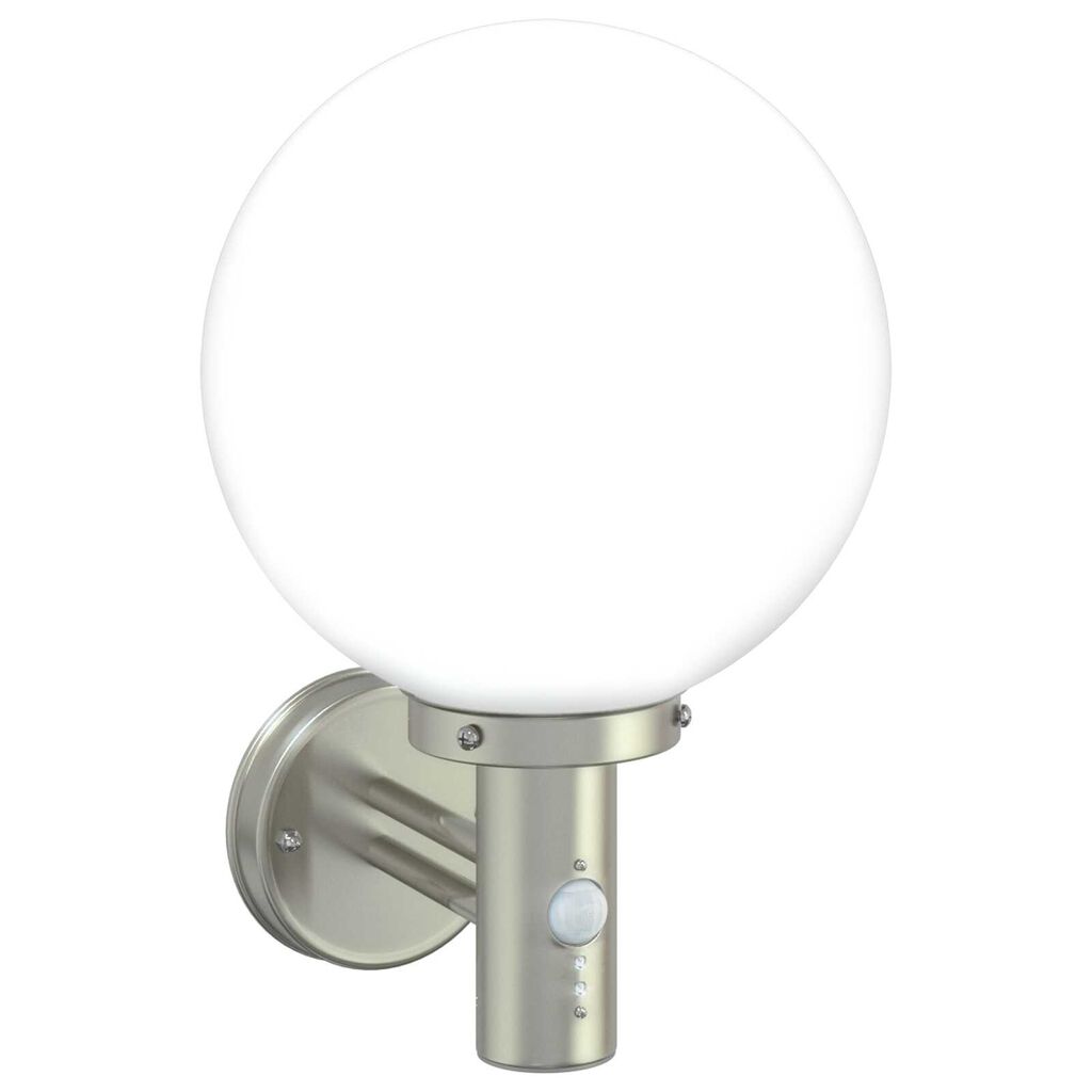 vidaXL Εξωτερικά Φωτιστικά Τοίχου 2 pcs Ασημί 28 x 25 x 38 εκ