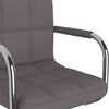 vidaXL Καρέκλα Τραπεζαρίας Περιστρεφόμενη Taupe Υφασμάτινη