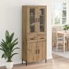 vidaXL Highboard Artisan Oak 69,5 x 34 x 180 &epsilon;&kappa;. &Epsilon;&pi;&epsilon;&xi;&epsilon;&rho;&gamma;&alpha;&sigma;&mu;έ&nu;&omicron; &xi;ύ&lambda;&omicron;