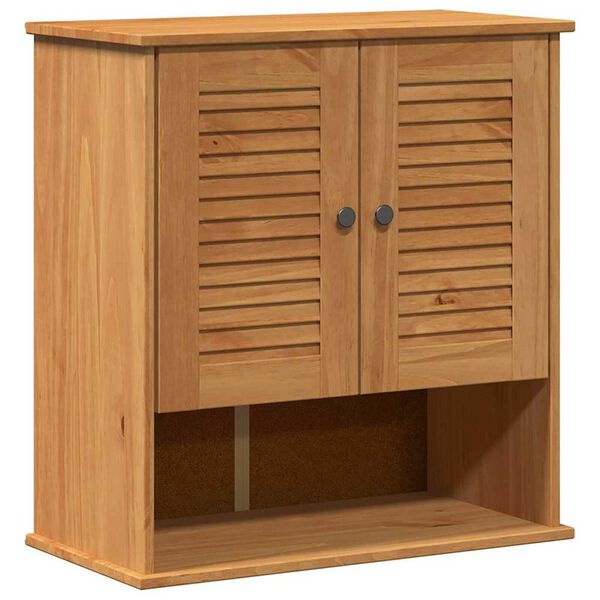 vidaXL Τοίχου Ντουλάπα Μπάνιου VIGO καφέ μελί 67.5 x 34 x 71.5 εκ.