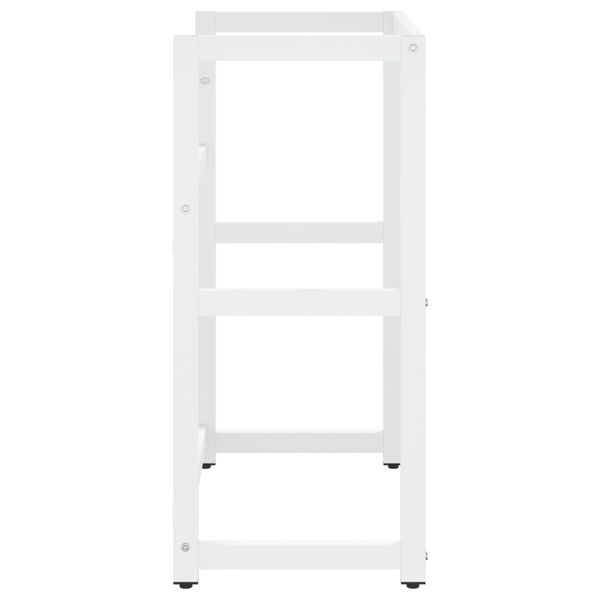 vidaXL Έπιπλο Μπάνιου Λευκό 59 x 38 x 83 εκ. Σιδερένιο