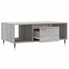 vidaXL Τραπεζάκι Σαλονιού Γκρι Sonoma 90x50x36,5εκ. Επεξεργασμένο Ξύλο