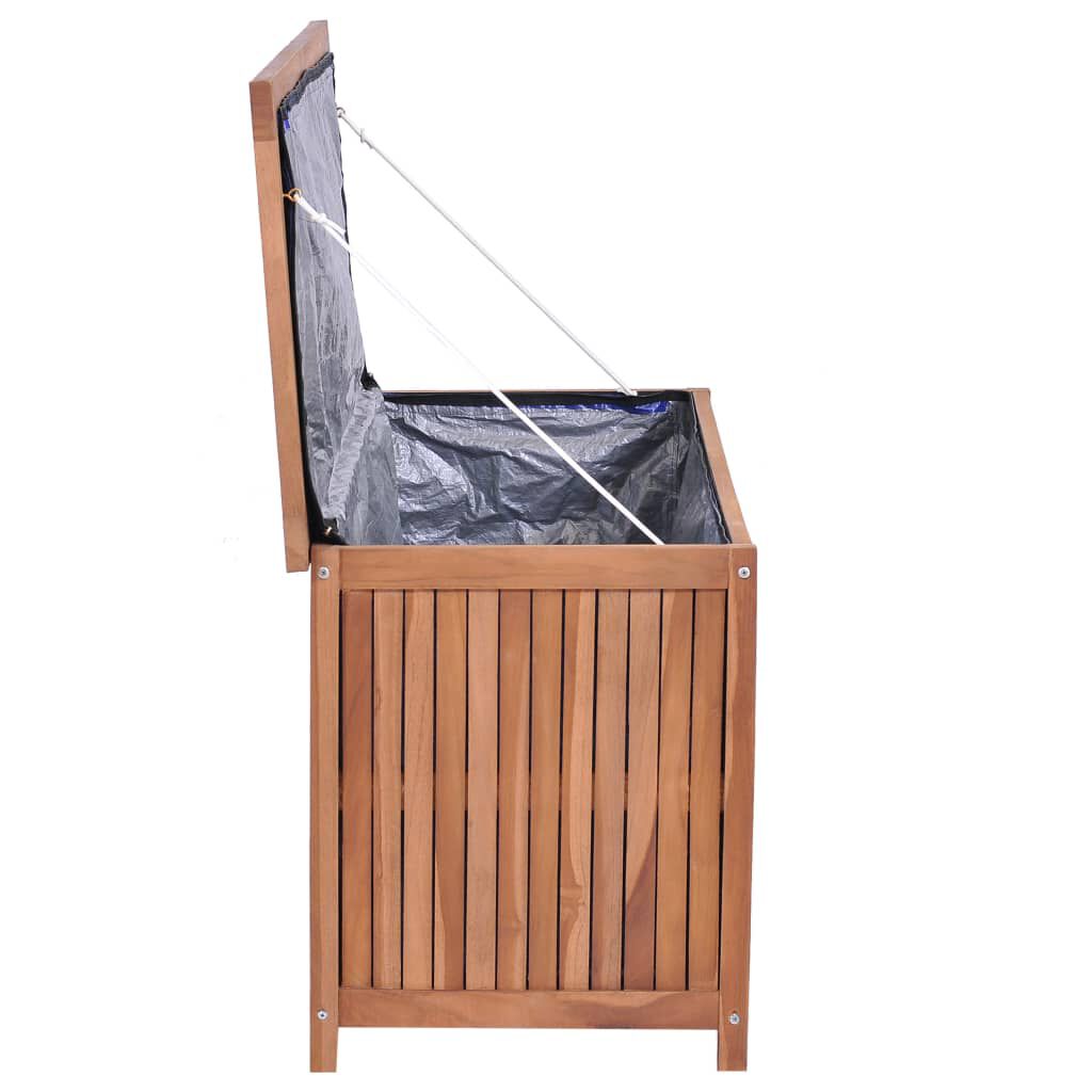 vidaXL Μπαούλο Αποθήκευσης Κήπου 120 x 50 x 58 εκ. από Μασίφ Ξύλο Teak