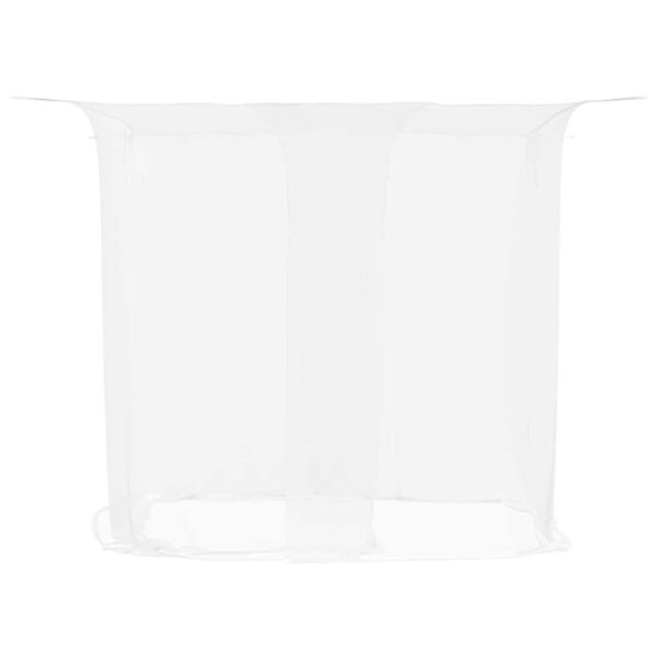 vidaXL Κουνουπιέρα Κρεμαστή 156 Λευκή 220x200x210 εκ. από Δίχτυ