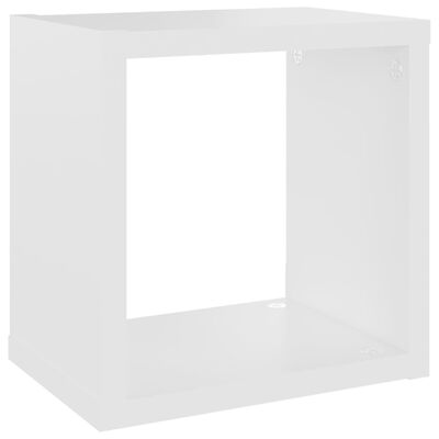 vidaXL Ράφια Κύβοι Τοίχου 6 τεμ. Λευκά / Sonoma Δρυς 22 x 15 x 22 εκ.