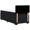 vidaXL Κρεβάτι Boxspring με Στρώμα Μαύρο 90x190 εκ. Βελούδινο