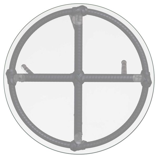 vidaXL Σέτ φαγητού για κήπο 3 pcs Μαύρο, Ανθρακί 35 x 35 x 45 εκ