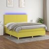 vidaXL &Kappa;&rho;&epsilon;&beta;ά&tau;&iota; Boxspring &mu;&epsilon; &Sigma;&tau;&rho;ώ&mu;&alpha; & LED &Pi;&rho;ά&sigma;&iota;&nu;&omicron; 160x200 &epsilon;&kappa; &Upsilon;&phi;&alpha;&sigma;&mu;ά&tau;&iota;&nu;&omicron;