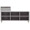 vidaXL Παπουτσοθήκη Γκρι Sonoma 102x36x60 εκ. από Επεξεργασμένο Ξύλο