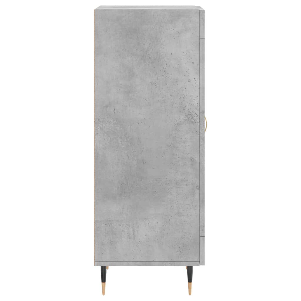 vidaXL Ντουλάπι Γκρι Σκυροδέματος 34,5x34x90 εκ. Επεξεργασμένο Ξύλο