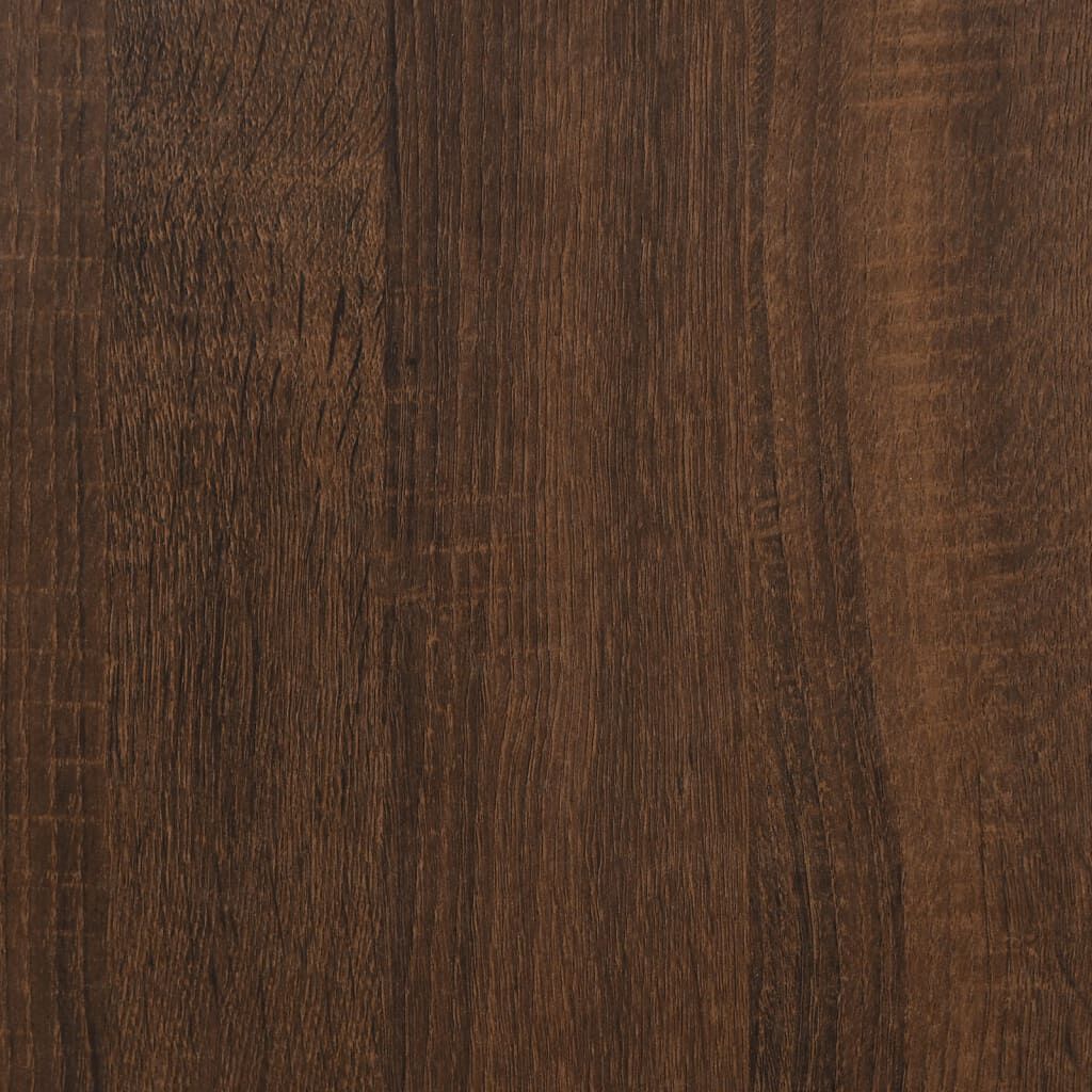 vidaXL Ραφιέρα Τοίχου Καφέ Δρυς 102 x 30 x 29 εκ. Επεξεργασμένο Ξύλο