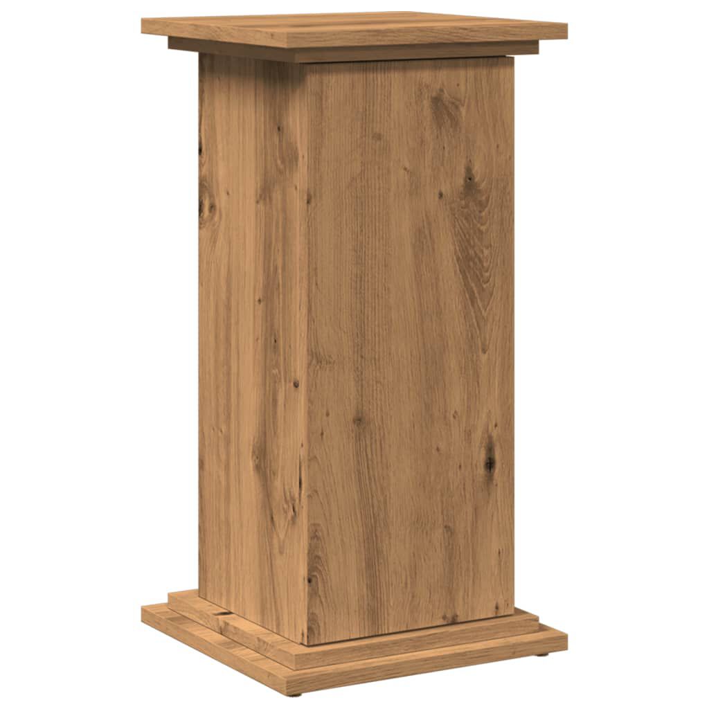 vidaXL Βάση Οθόνης με Αποθ. Αρτισιανή Δρυς 31x30x60 εκ Επεξεργ. Ξύλο