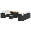 vidaXL &Sigma;&epsilon;&tau; &Kappa;&alpha;&nu;&alpha;&pi;έ &Kappa;ή&pi;&omicron;&upsilon; &Mu;&alpha;ύ&rho;&omicron; &kappa;&alpha;&iota; &Kappa;&rho;έ&mu;&alpha; 221 x 204 x 85 &epsilon;&kappa; &Pi;&omicron;&lambda;&upsilon; &Rho;&alpha;&tau;ά&nu;