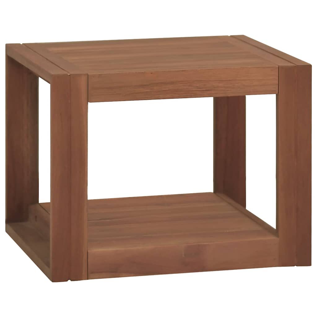 vidaXL Έπιπλο Μπάνιου Επιτοίχιο 45 x 45 x 35 εκ. από Μασίφ Ξύλο Teak