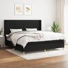 vidaXL &Kappa;&rho;&epsilon;&beta;ά&tau;&iota; Boxspring &mu;&epsilon; &Sigma;&tau;&rho;ώ&mu;&alpha; &Mu;&alpha;ύ&rho;&omicron; 200x200 &epsilon;&kappa;. &Upsilon;&phi;&alpha;&sigma;&mu;ά&tau;&iota;&nu;&omicron;