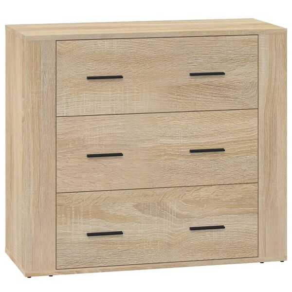 vidaXL Ντουλάπι Sonoma Δρυς 80x33x70 εκ. από Επεξεργασμένο Ξύλο
