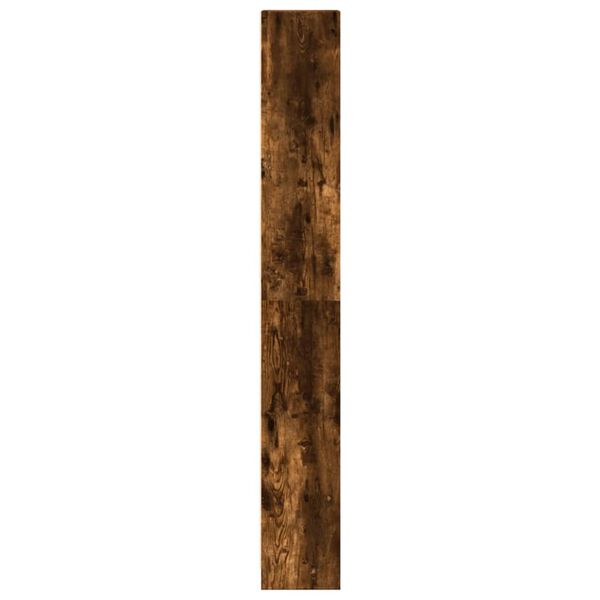 vidaXL Βιβλιοθήκη Καπνιστή Δρυς 40x24x176 εκ. από Επεξεργασμένο Ξύλο