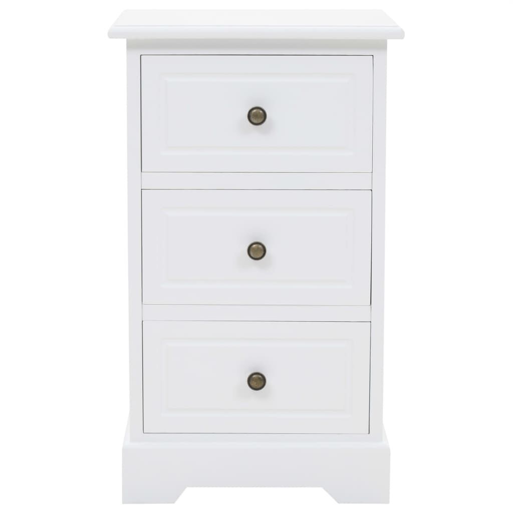 vidaXL Κομοδίνο 35 x 32 x 59 εκ. από MDF και Ξύλο Πεύκου