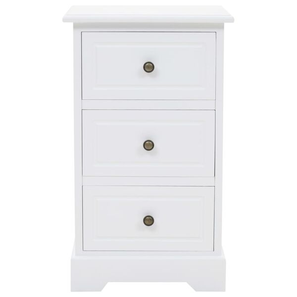 vidaXL Κομοδίνο 35 x 32 x 59 εκ. από MDF και Ξύλο Πεύκου