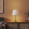 vidaXL Καπέλο Φωτιστικού Λευκό Ø15x12 εκ. από Wicker