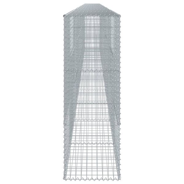vidaXL Συρματοκιβώτιο με Κάλυμμα 1100x50x150εκ από Γαλβανισμένο Χάλυβα