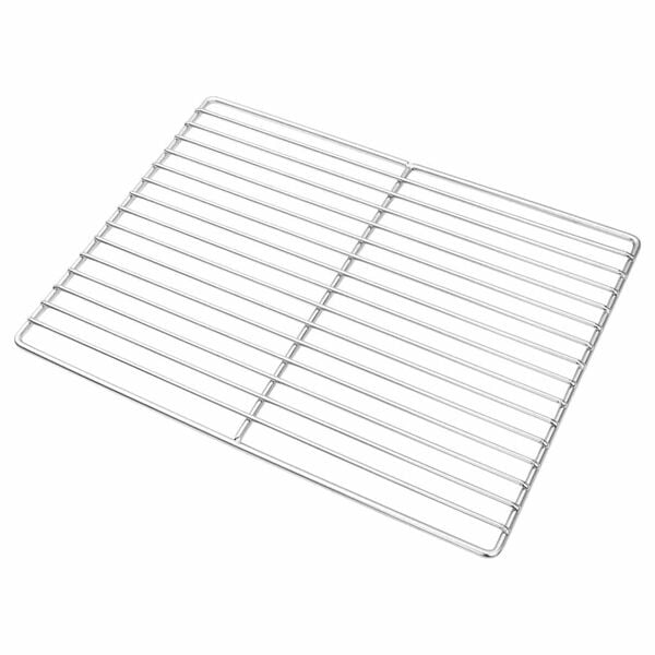 vidaXL Σχάρα ψησίματος Ασημί 40 x 30 cm Ανοξείδωτο ατσάλι