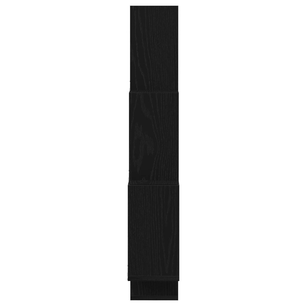 vidaXL Ντουλάπι Τοίχου Μαύρη Δρυς 78x15x92 εκ. Φτιαγμένο από Ξύλο