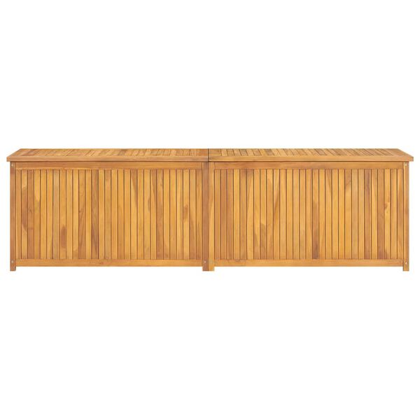vidaXL Μπαούλο Κήπου 200 x 50 x 55 εκ. από Μασίφ Ξύλο Teak