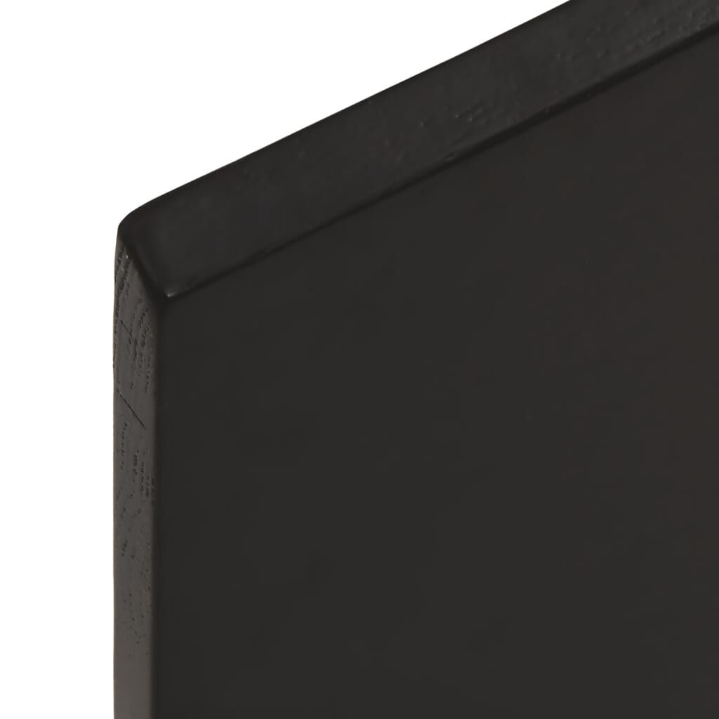 vidaXL Πάγκος Μπάνιου Σκούρο Καφέ 40x30x2 εκ. Επεξ. Μασίφ Ξύλο