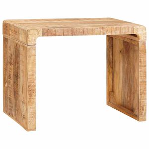 vidaXL End Table Καφέ 60 x 35 x 46 εκ. Στερεό ξύλο μάνγκο