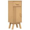 vidaXL Σετ Επίπλων Μπάνιου με συρτάρι 2 pcs Καφέ 114 x 43 x 73.5 εκ.