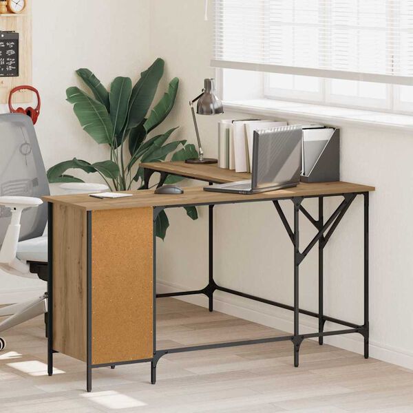 vidaXL &Gamma;&rho;&alpha;&phi;&epsilon;ί&omicron; Artisan Oak 141 x 141 x 75 &epsilon;&kappa; &Epsilon;&pi;&epsilon;&xi;&epsilon;&rho;&gamma;&alpha;&sigma;&mu;έ&nu;&omicron; &xi;ύ&lambda;&omicron;