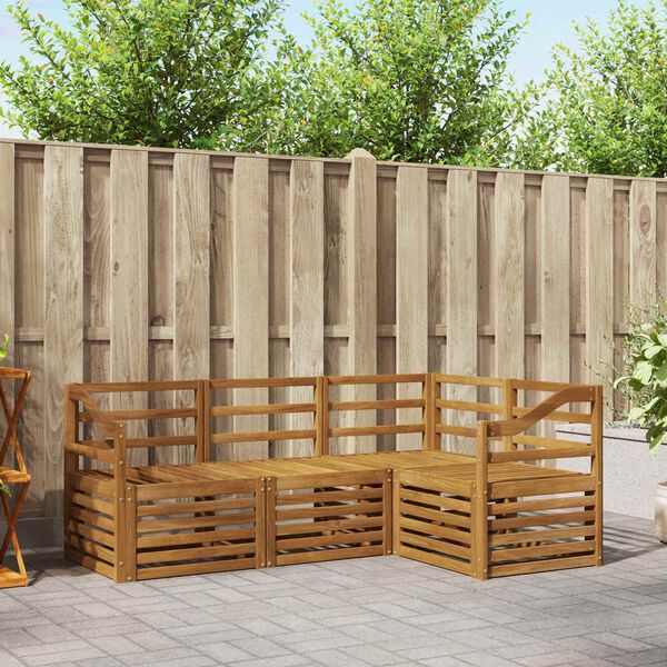 vidaXL &Sigma;&epsilon;&tau; &Kappa;&alpha;&nu;&alpha;&pi;έ 4 pcs &Phi;&upsilon;&sigma;&iota;&kappa;ό &Sigma;&tau;&epsilon;&rho;&epsilon;ό &Xi;ύ&lambda;&omicron; &Alpha;&kappa;&alpha;&kappa;ί&alpha;&sigmaf;