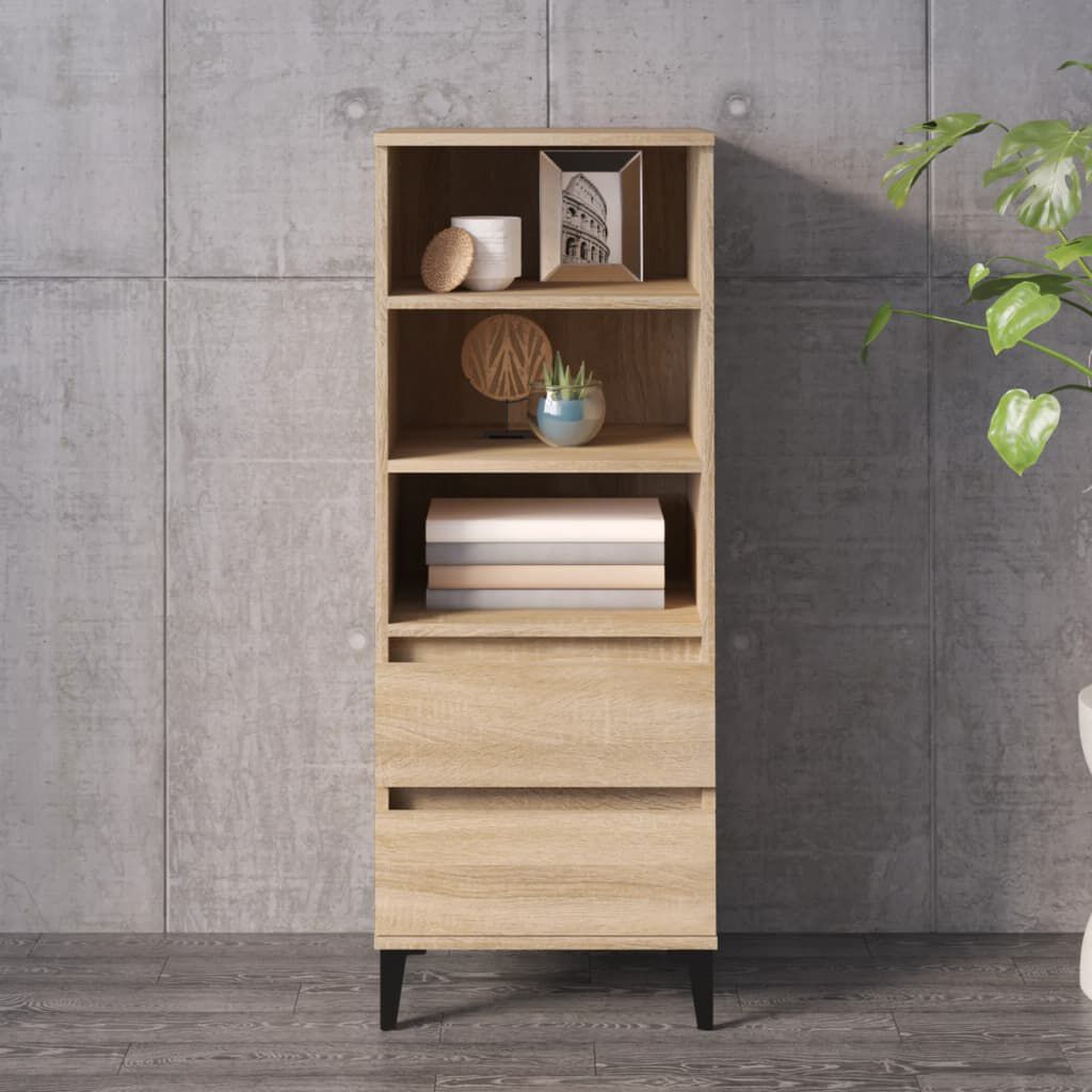 vidaXL Ντουλάπι Sonoma Δρυς 40x36x110 εκ. από Επεξεργασμένο Ξύλο