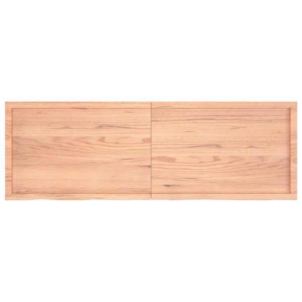 vidaXL Επιφ Τραπεζιού Αν Καφέ 180x60x(2-4)εκ. Επεξ. Μασίφ Ξύλο Δρυός