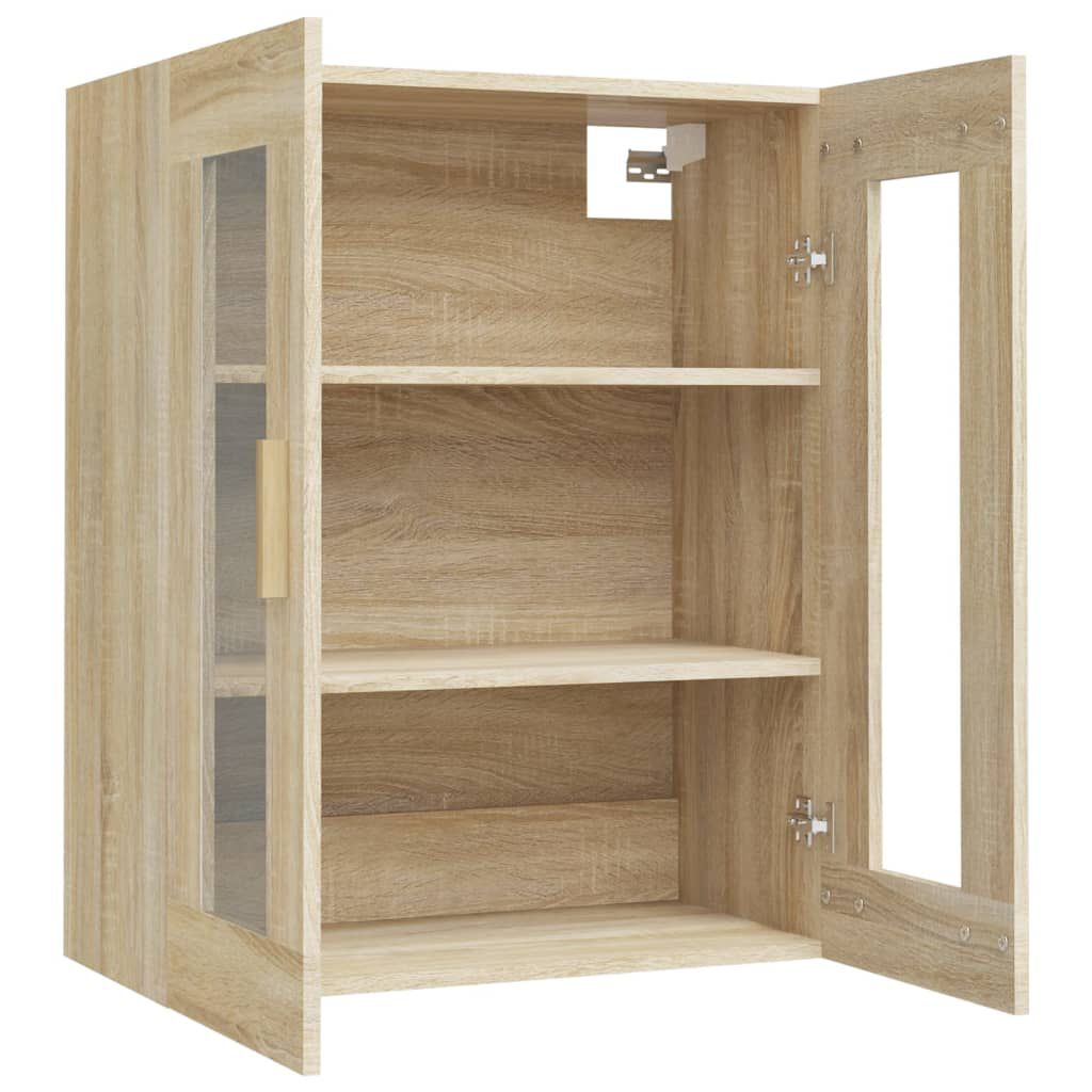 vidaXL Κρεμαστό Ντουλάπι Τοίχου Sonoma Δρυς 69,5x34x90 εκ Επεξ. Ξύλο