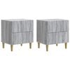 vidaXL &Kappa;&omicron;&mu;&omicron;&delta;ί&nu;&omicron; 2 pcs &Gamma;&kappa;&rho;&iota; Sonoma 43 x 34,5 x 48 &epsilon;&kappa; &Epsilon;&pi;&epsilon;&xi;&epsilon;&rho;&gamma;&alpha;&sigma;&mu;έ&nu;&omicron; &Xi;ύ&lambda;&omicron;