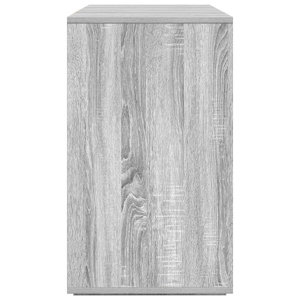 vidaXL Πλαϊνό γραφείο Γκρι sonoma 135 x 41 x 69 cm Επεξεργασμένο ξύλο