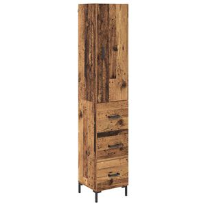 vidaXL Highboard &Pi;&alpha;&lambda;&iota;ό &Xi;ύ&lambda;&omicron; 69,5 x 34 x 180 &epsilon;&kappa;. &Epsilon;&pi;&epsilon;&xi;&epsilon;&rho;&gamma;&alpha;&sigma;&mu;έ&nu;&omicron; &xi;ύ&lambda;&omicron;